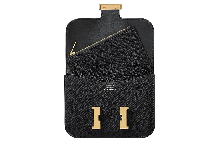 HERMES Constance Slim Epsom Noir