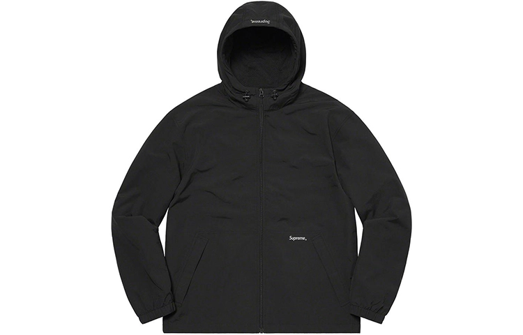 Supreme SS21 Week4 Reflective Zip Hooded Jacket Logo