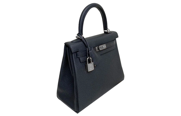 HERMES kelly 25 Togo Togo Noir