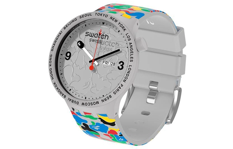 SWATCH X BAPE Big Bold Tokyo Bape-SWATCH -20002