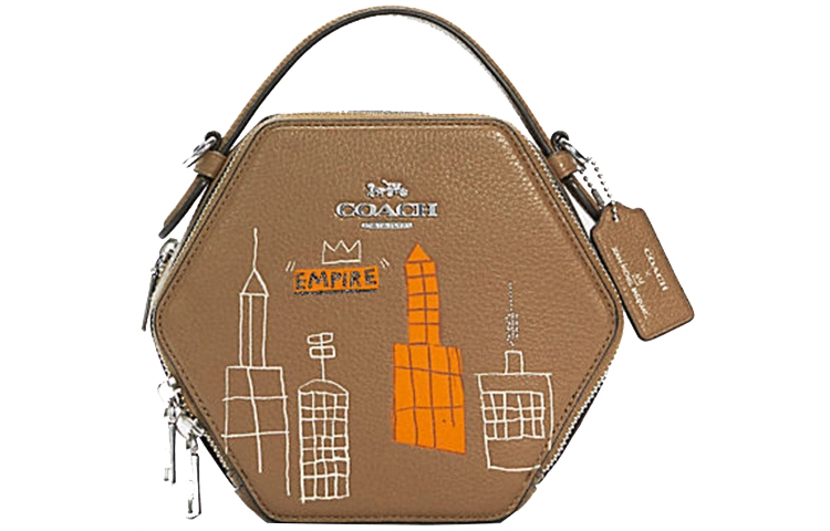 COACH x Basquiat Hexagonal PVC