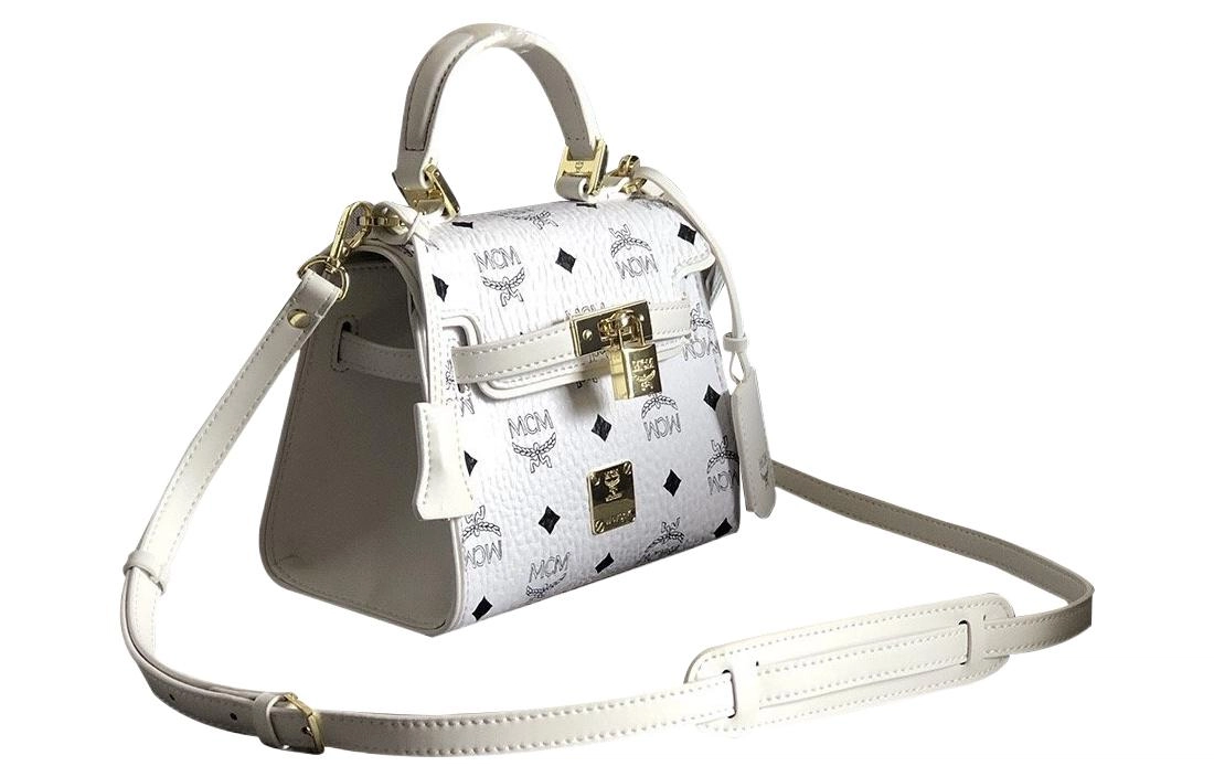 MCM Heritage Satchel Visetos