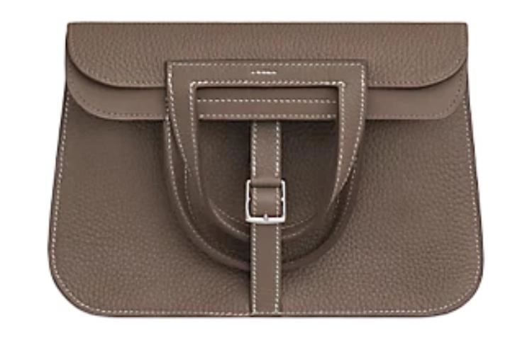 HERMES Halzan 25 Clemence 18 Etoupe