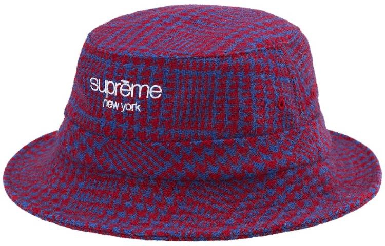 Supreme Week 16 Harris Tweed Classic Logo Crusher