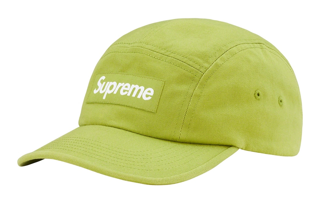 Supreme SS22 Week 1 Washed Chino Twill Camp Cap
