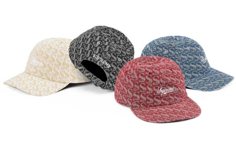 Supreme Week 9 Monogram Denim 6-Panel