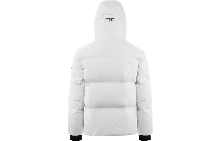 波司登 防风运动鹅绒滑雪纯色连帽厚款短款羽绒服 男款