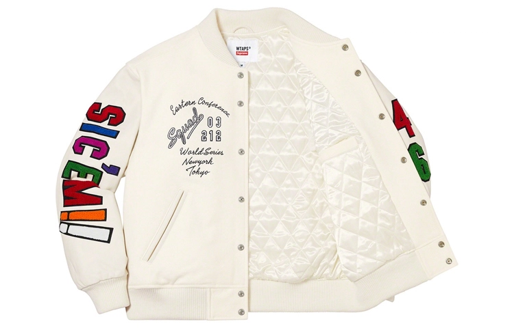 Supreme x WTAPS FW21 Varsity Jacket