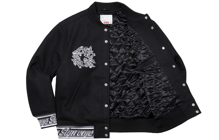 Supreme FW21 Week 12 Support Unit Varsity Jacket