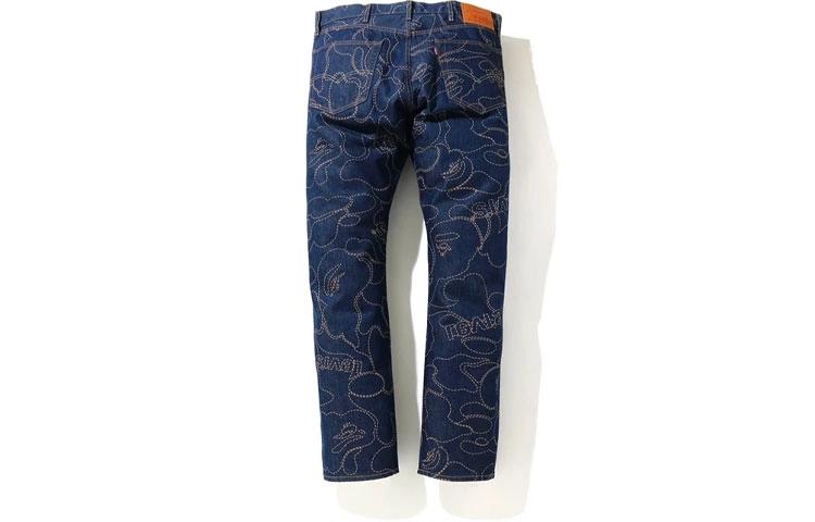 A BATHING APE x Levi's Camo 501 '93 Model