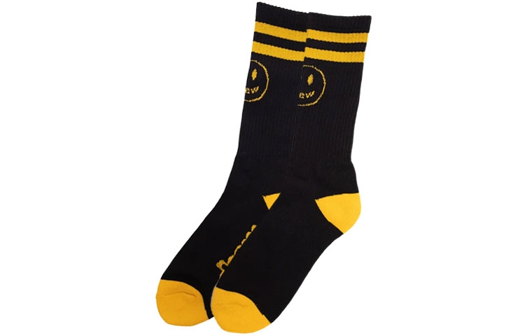 Drew House logo 2 pack mascot stripe socksblackwhite 2