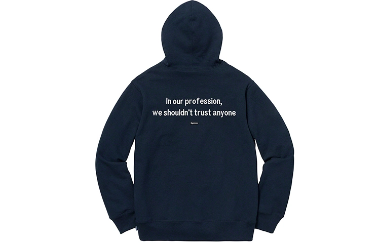 Supreme FW18 The Killer Hooded Sweatshirt Navy