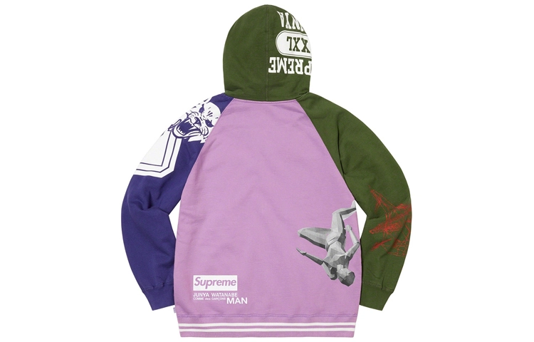 Supreme FW21 Week 11 x JUNYA WATANABE COMME des GARONS MAN Zip Up Hooded Sweatshirt Logo
