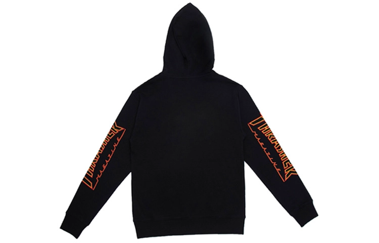 Thrasher Flame Outline Pocket Hooded Sweatshirt Logo