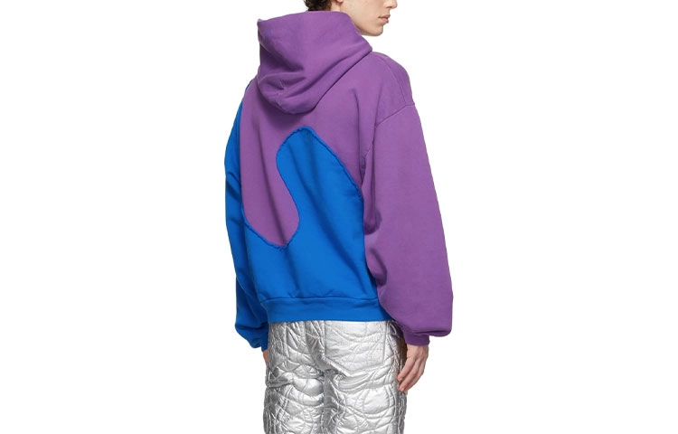 ERL Swirl Hoodie Purple Blue