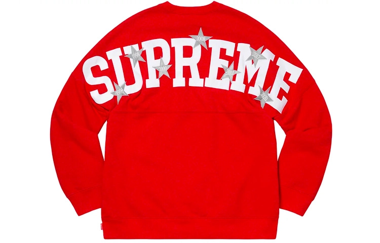 Supreme SS20 Week 4 Stars Crewneck Logo