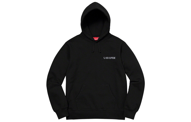 Supreme FW19 Week 6 1-800 Hooded Sweatshirt