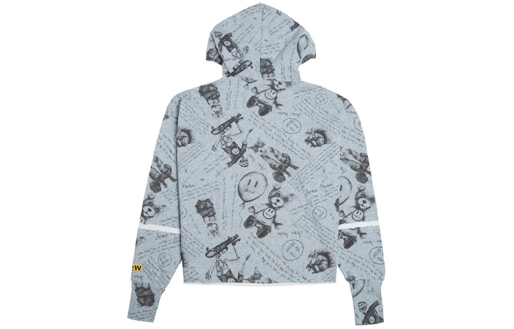 Drew House logo FW21 Idears Deconstructed Hoodie Idears Heather Grey