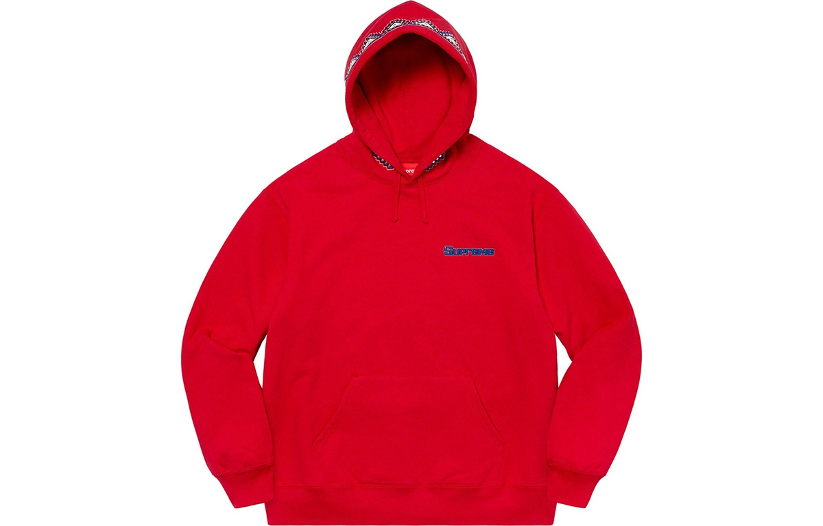 Supreme FW20 Week 1 Pharaoh Studded Hooded Sweatshirt