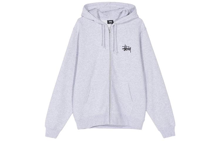 Stussy BASIC ZIP HOOD logo