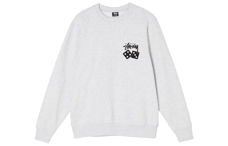Stussy Dice Pigment Dyed Crew Logo