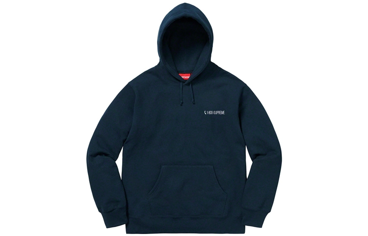 Supreme FW19 Week 6 1-800 Hooded Sweatshirt