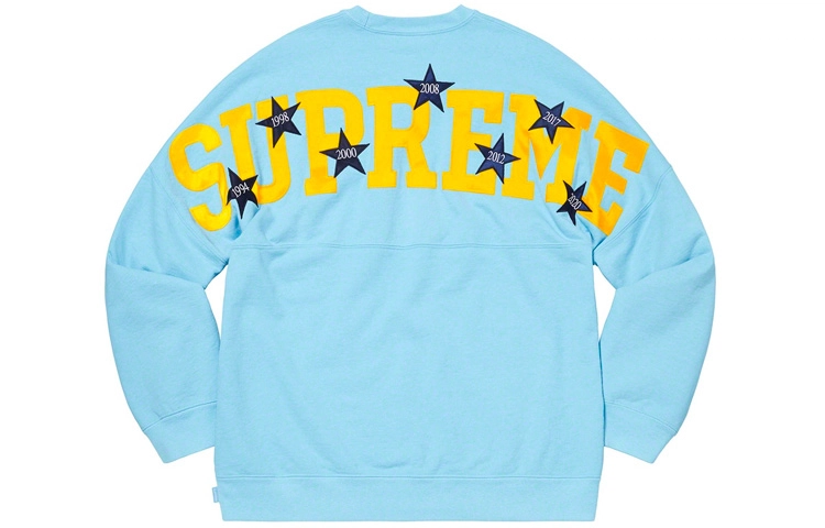 Supreme SS20 Week 4 Stars Crewneck Logo