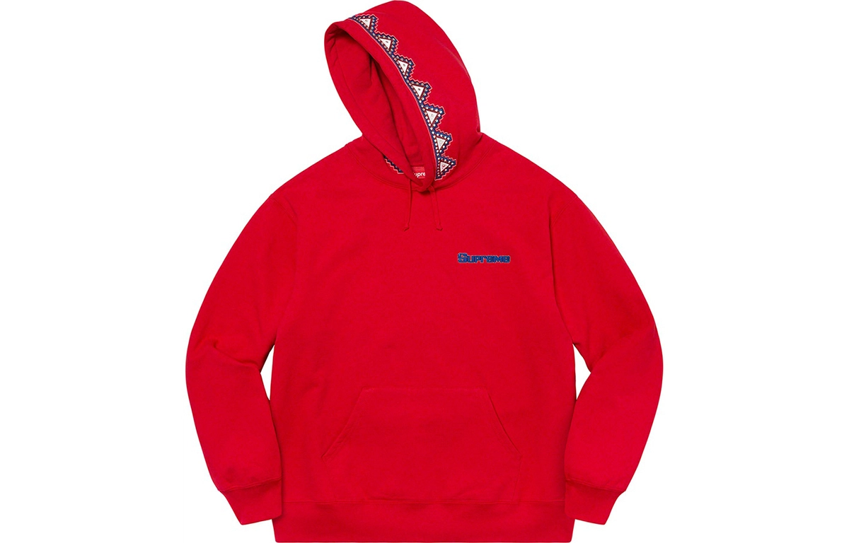 Supreme FW20 Week 1 Pharaoh Studded Hooded Sweatshirt