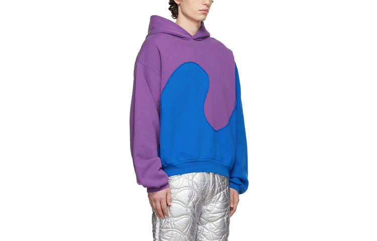 ERL Swirl Hoodie Purple Blue