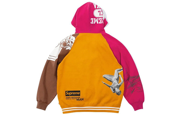 Supreme FW21 Week 11 x JUNYA WATANABE COMME des GARONS MAN Zip Up Hooded Sweatshirt Logo
