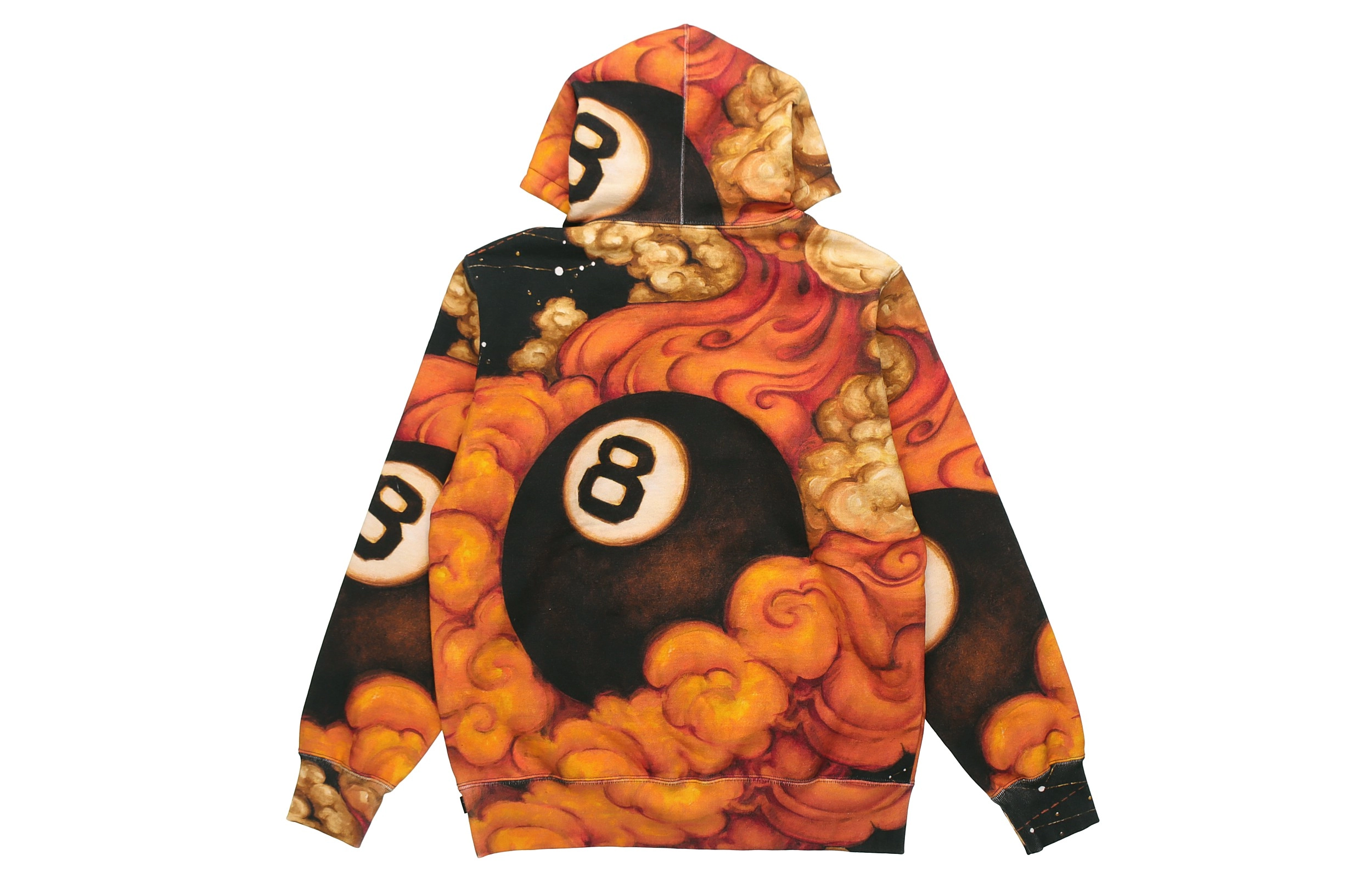 Supreme FW19 Week 1 Martin Wong 8-Ball Hooded Sweatshirt