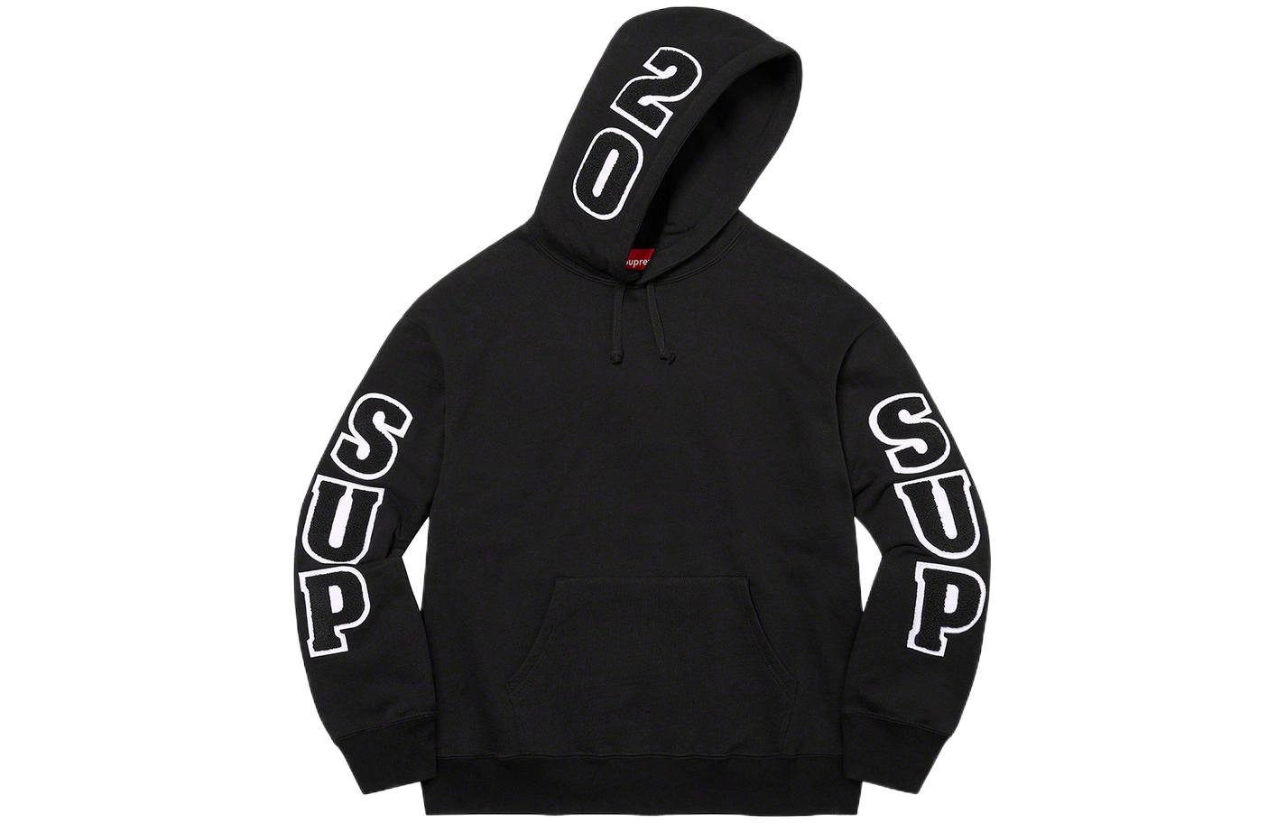 Supreme SS22 Week 1 Team Chenille Hooded Sweatshirt