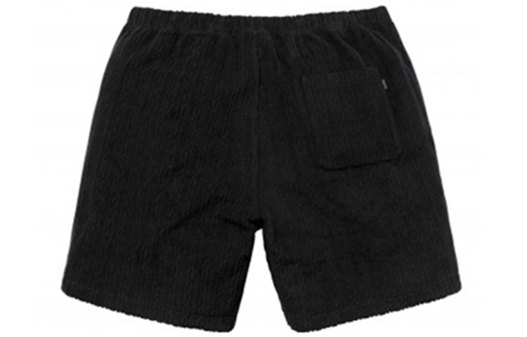 Supreme SS18 Terry Logo Short Black LOGO