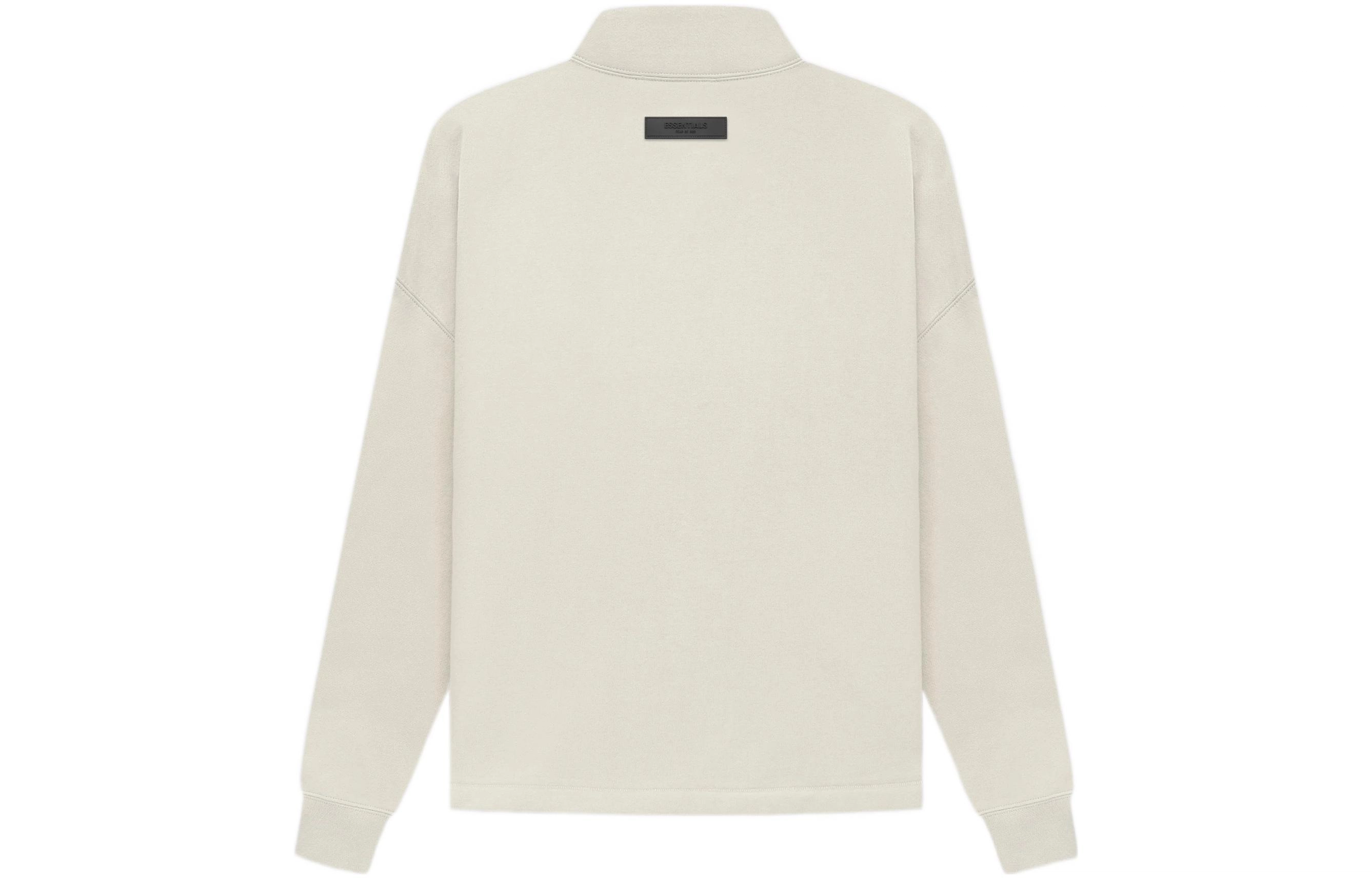 Fear of God Essentials SS22 Relaxed Mockneck Wheat Logo