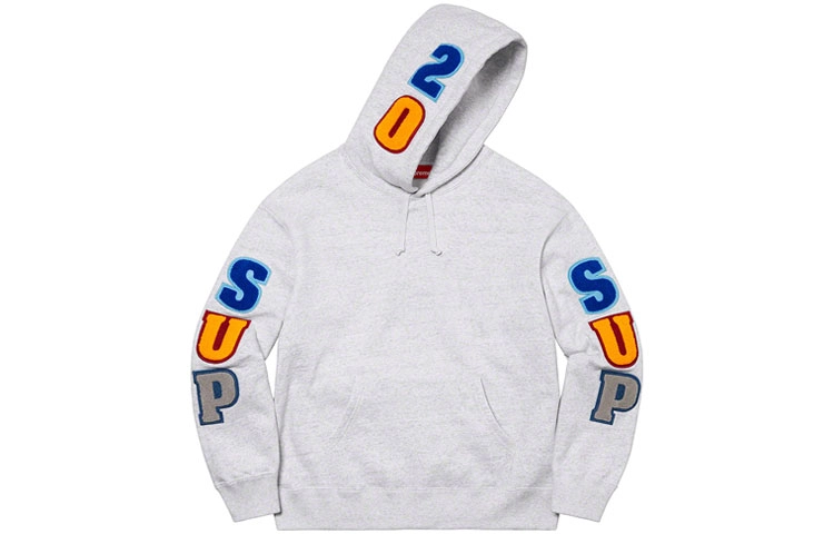 Supreme SS22 Week 1 Team Chenille Hooded Sweatshirt