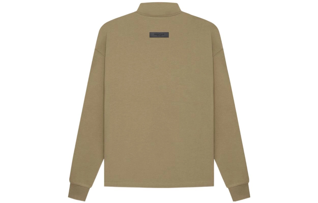 Fear of God Essentials SS22 Relaxed Mockneck Oak Logo