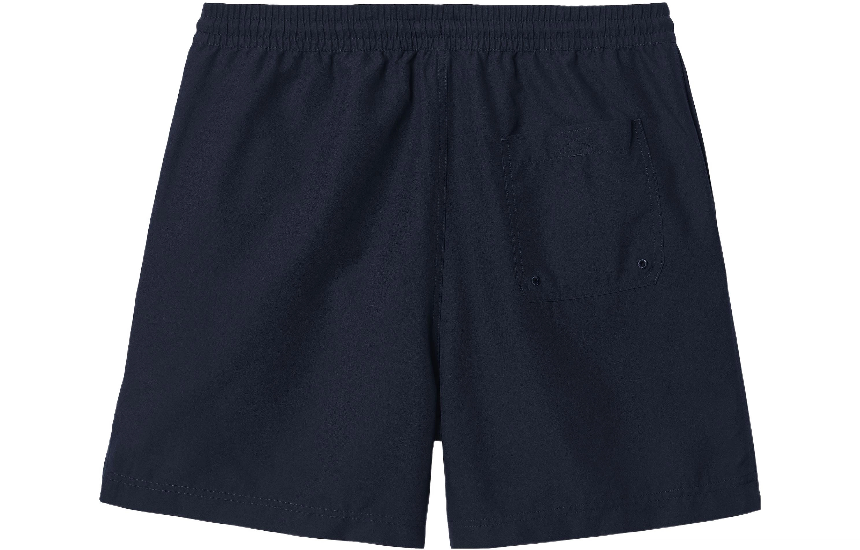 Carhartt WIP SS22 Chase Swim Trunk Dark Navy Logo