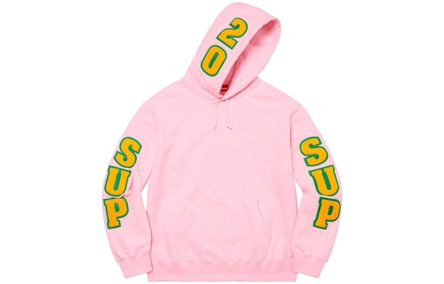 Supreme SS22 Week 1 Team Chenille Hooded Sweatshirt