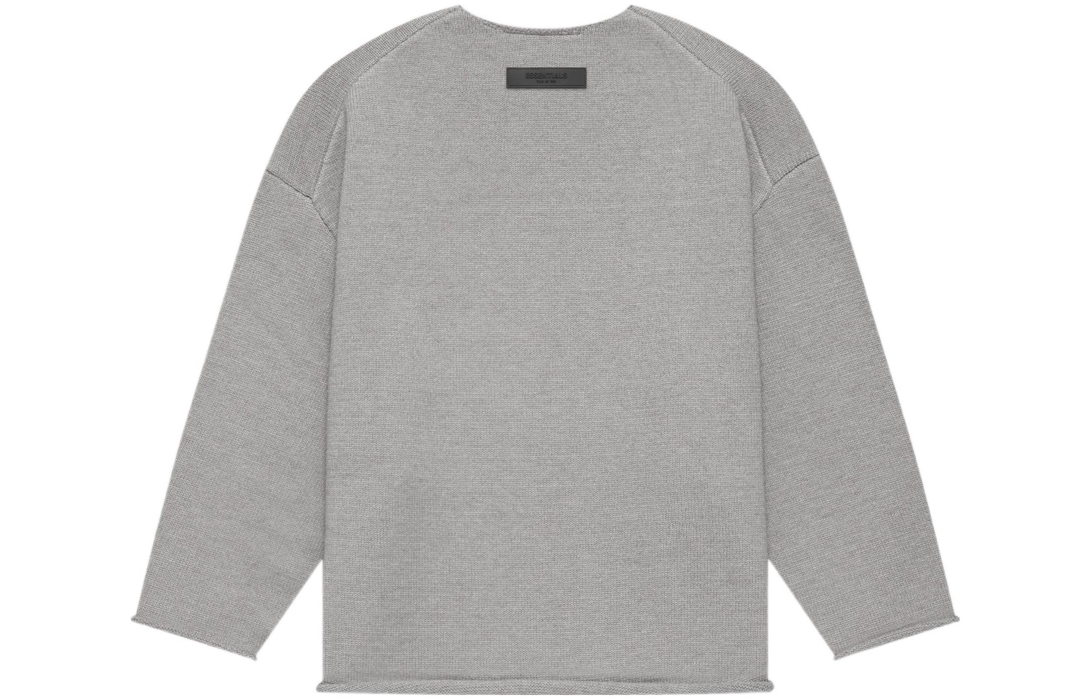 Fear of God Essentials SS22 Raw edge sweater Dark Oatmeal 1977
