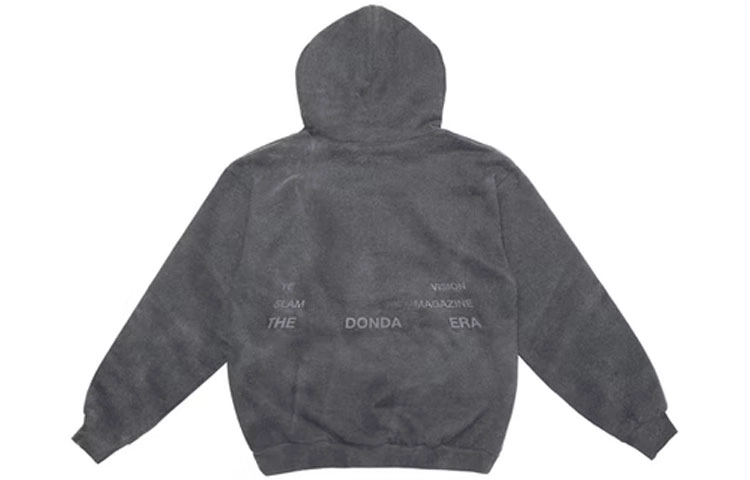 Kanye West DONDA Slam Hoodie Washed Black