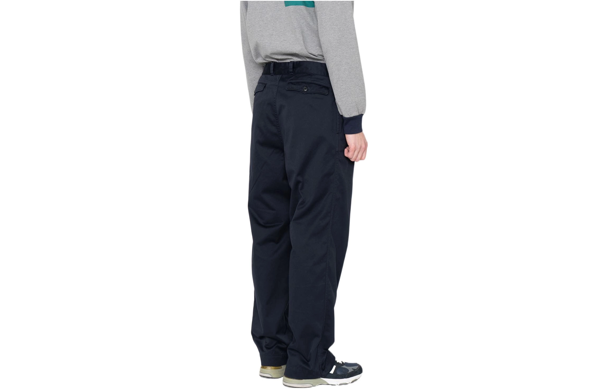 nanamica SS22 Double Pleat Wide Chino Pants