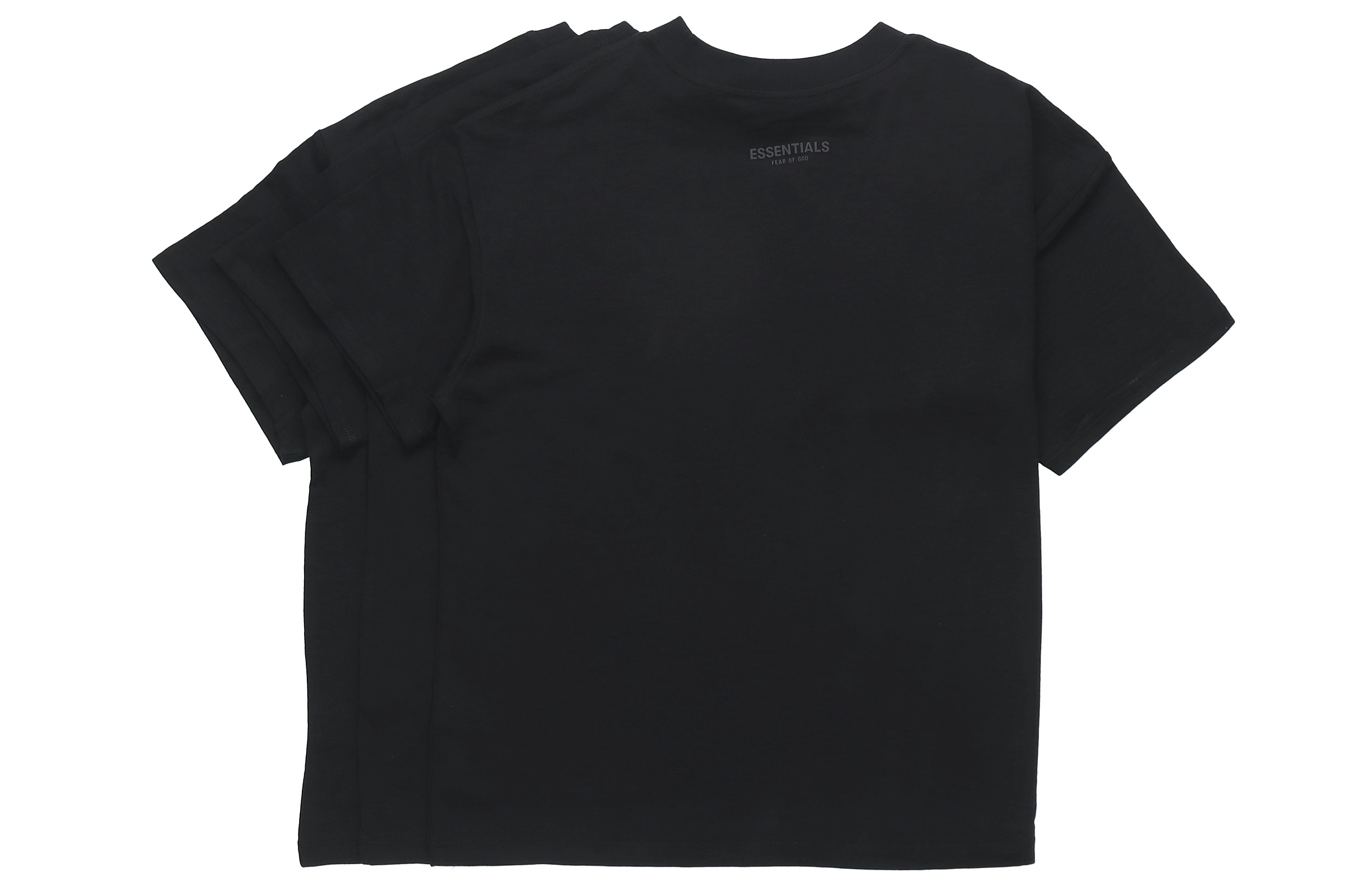 Fear of God Essentials FW20 3 Pack T-Shirts Black T 3