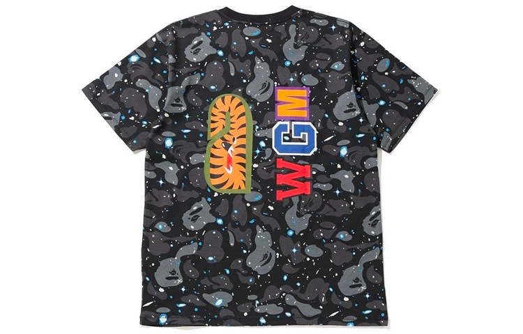A BATHING APE Bape BAPE SS20 Space Camo Shark Tee T