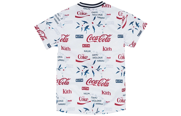 KITH x Coca-Cola x Mitchell Ness BP Hawaii Jersey T