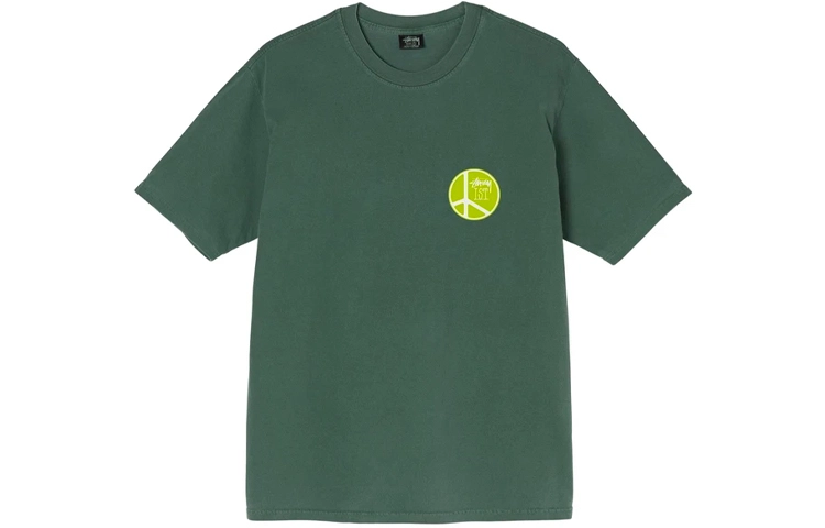 Stussy Peace Dot Pigment Dyed Tee LogoT