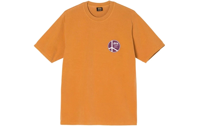 Stussy Peace Dot Pigment Dyed Tee LogoT