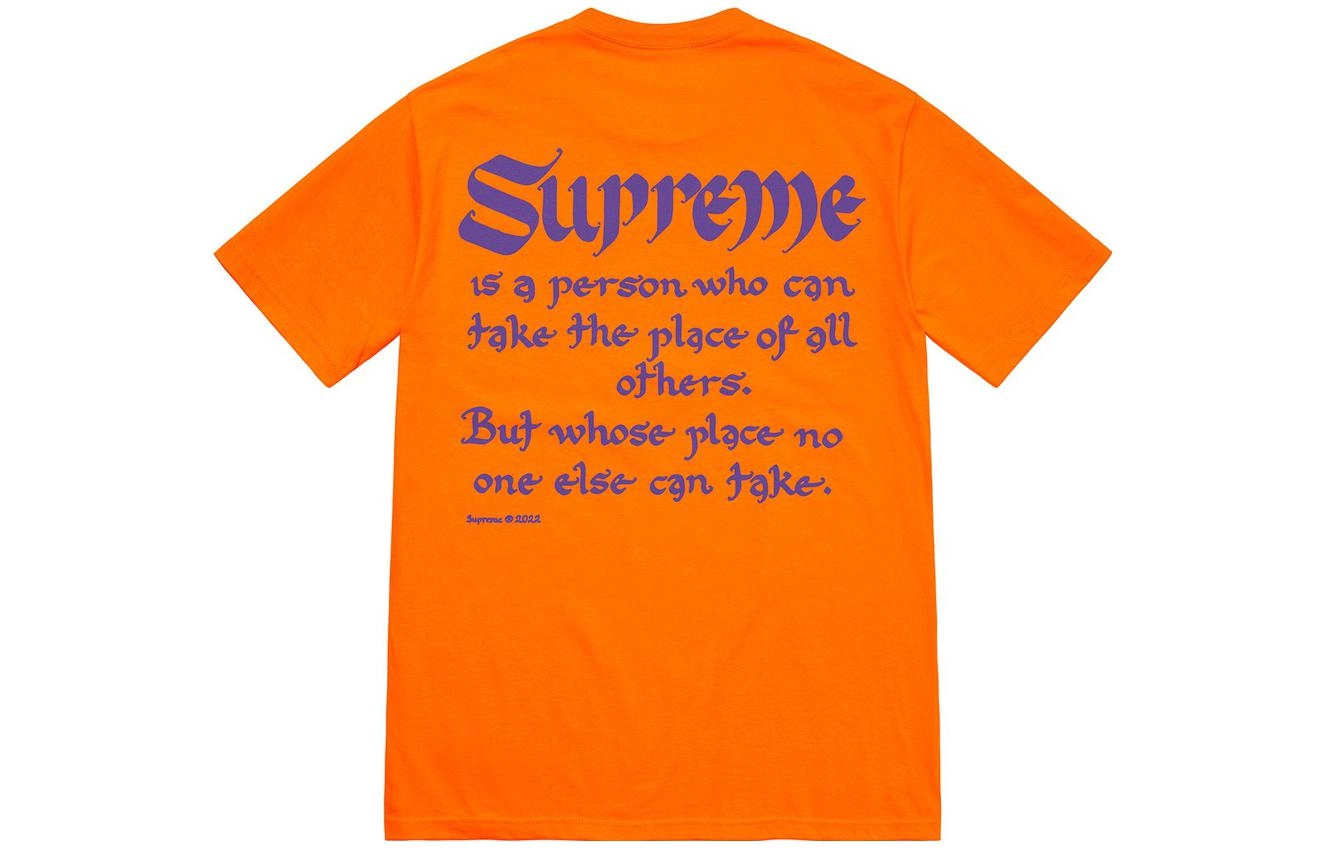 Supreme SS22 Week 8 Person Tee T