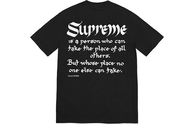 Supreme SS22 Week 8 Person Tee T