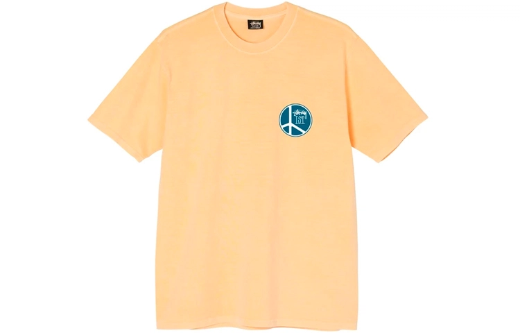 Stussy Peace Dot Pigment Dyed Tee LogoT