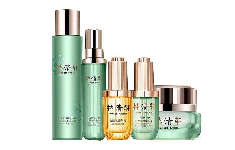 林清轩 山茶花润肤油平衡系列套装 补水保湿
